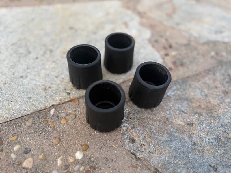 Roland 4 PACK DRUM RACK RUBBER RACK FEET 1.5" image 1