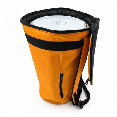 ZAZA - Professional Colorful Doumbek/Darbuka ClassicSize - Bag Carry Case - Premium Nylon Fabric Gig-bag - Yellow image 3