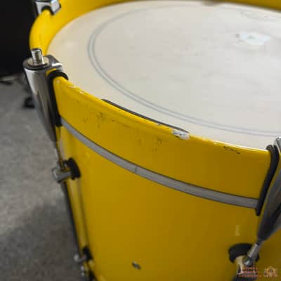 RARE! Sonor Designer Maple Light 20,10,12,14,15 + 14x4 Drum Kit - Yellow image 9