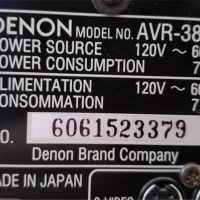Denon AVR-3806 7.1 HDMI Home Theater Receiver 120 wpc x 7 - Like New! image 11