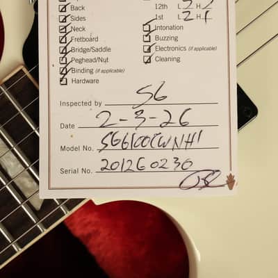 2026 Gibson 61 SG Standard Classic White image 24