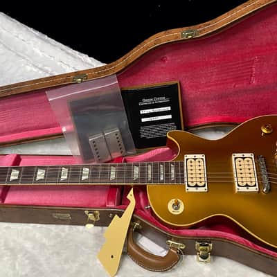 MINT! Gibson Custom Shop '57 Les Paul ALL OVER Double Gold Reissue - VOS - Uncovered Double White Pick-Ups - Authorized Dealer - Only 8.25 lbs - G07383 image 14