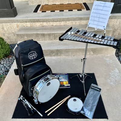 Mapex MCK1432DP Bell and Snare Drum Kit 2024 - Chrome and Black image 3