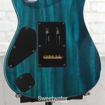 Ibanez Martin Miller Signature MMN1 Electric Guitar - Transparent Aqua Blue (MMN1TABd1) image 2