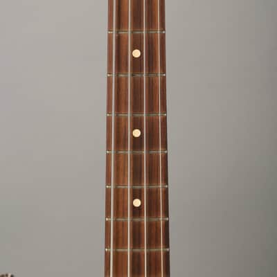 Fender Pawn Shop Mustang Bass - 2012 - White w/Competition Stripe image 6