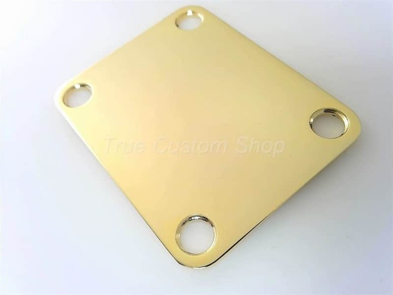 True Custom Shop® GOLD GOTOH Neck Plate for Fender Strat & Telecaster Guitars image 1