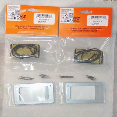 Gretsch® HiLo'Tron Bridge & Neck Pickup Set~Screws & Silver Bezels Inc.~USA/Japan~Brand New image 2