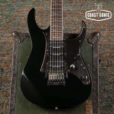 2007 Ibanez J.Craft Prestige RG2550E-GK Made in Japan, Fujigen, Galaxy Black, w/hard case image 5