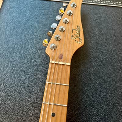 2014 Suhr Classic T Antique - 7.3 lb, Roasted Neck - w/ Case + Paperwork image 4