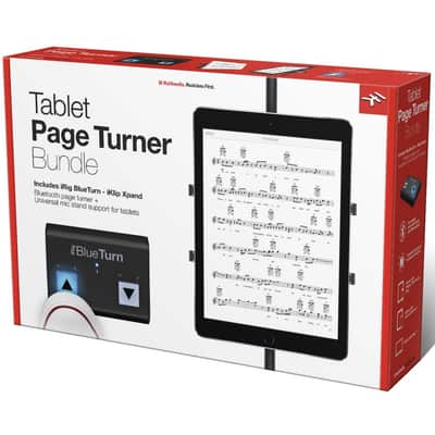 IK MULTIMEDIA TABLET PAGE TURNER BUNDLE iRig Blueturn Pedal & iKlip Xpand Stand image 6