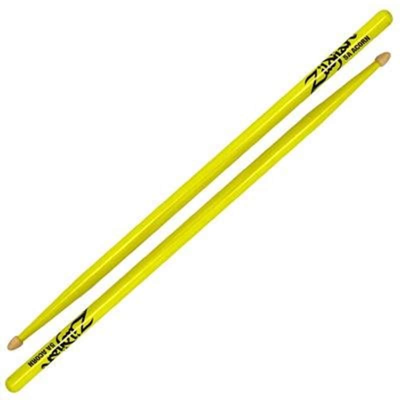 Zildjian 5A Yellow Drum Sticks - Wood Tip image 1