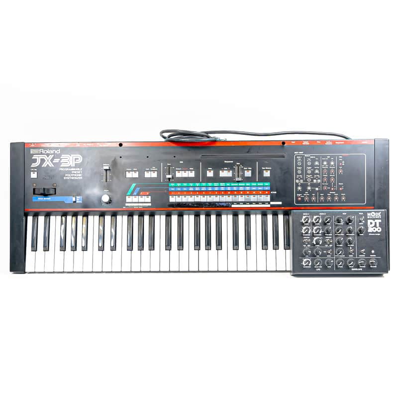 1983 Roland JX-3P Synthesizer Keyboard with DT-200 Programmer image 1
