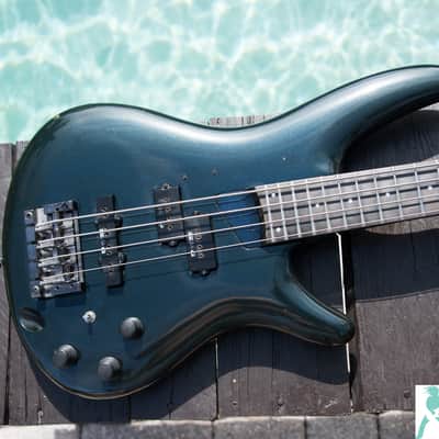 1991 Ibanez SDGR SR1000 (SR-1000) Dark Blue - Made in japan - Ebony Fretboard - Active Electronics image 5