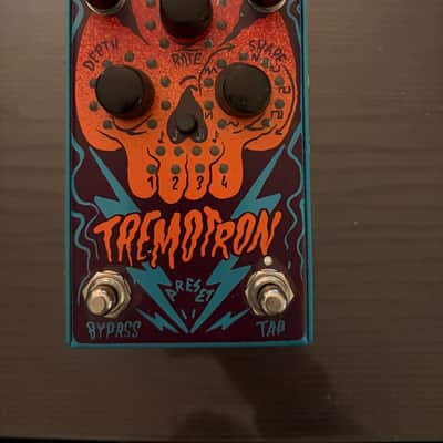 Stone Deaf FX Tremotron Analog Tremolo 2010s - Blue/Orange image 1