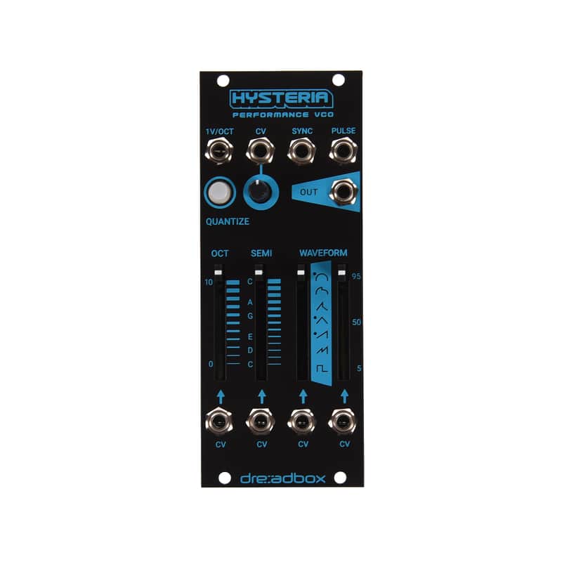 Dreadbox Hysteria Performance VCO Eurorack Module Black Light image 1