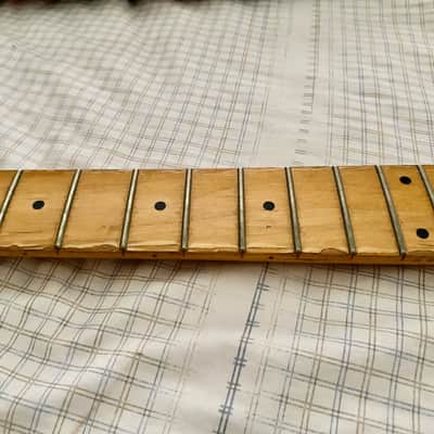1993 Lyon by Washburn Maple Strat Neck "Repair" image 3