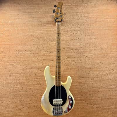 Ernie Ball Music Man Stingray Bass  1987 - Rare White w/ Figured Maple Neck image 7