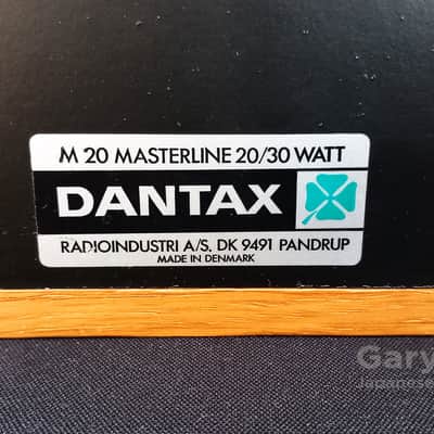 Dantax M-20 Masterline Speakers Danish Audio 1970 image 6