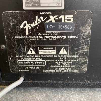 Fender X-15 "Red Knob" 15-Watt Guitar Practice Amp - Made in USA image 8