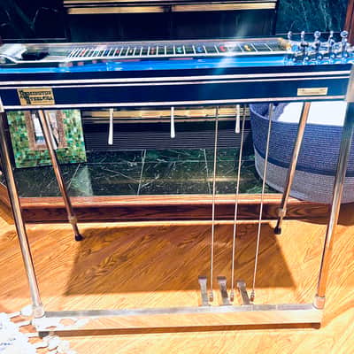 Remington Sustainmaster 2017 - Blue Mica w/ abalone trim, Pedal Steel Guitar image 2