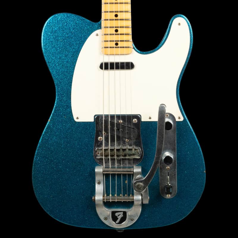 Fender 2017 Twisted Tele Journeyman Relic - Aged Blue Sparkle image 1