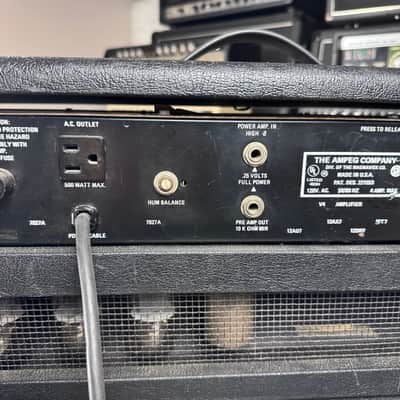 1977 Ampeg V-4 100 Watt Tube Amp Guitar and Bass image 9