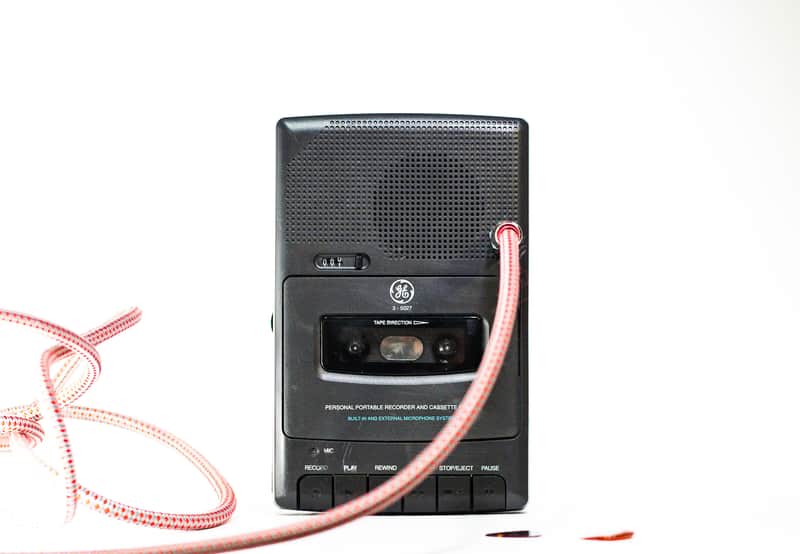 Super Portable Vintage GE Lo-Fi Cassette Tape Distortion Amp image 1