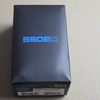 lightly handled - generally mostly very clean Boss EMPTY BOX for SD-1 SUPER OverDrive (NO pedal / NO paperwork) specifically from 2020 - but can be home for other year SD1 pedal) outside of box is black with yellow, light blue, & white graphic image 8