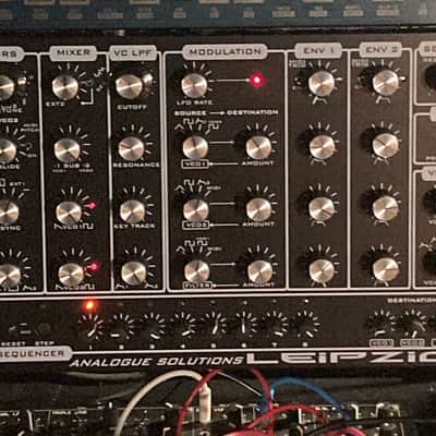 Analogue Solutions Leipzig-S Analog Monosynth with Sequencer 2010s - Black image 1