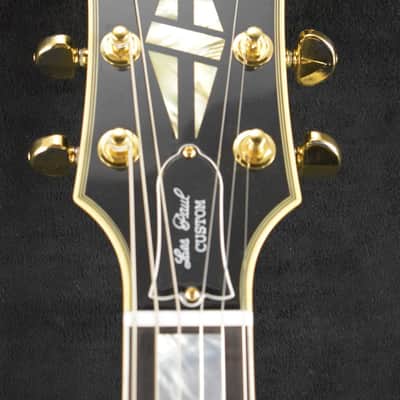 Gibson Custom Shop Les Paul Custom Chambered Body Slim Neck 3 Pickup Ebony VOS GH Fuller's Exclusive image 8