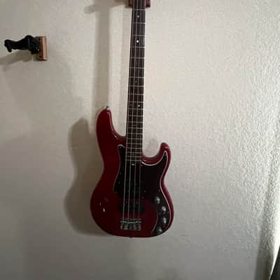 Fender American Deluxe Precision Bass with Rosewood Fretboard 2000 - Crimson Transparent image 2