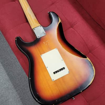 Mike Gee Kustoms Reliced S-Style 2012 - Three Color Sunburst image 14