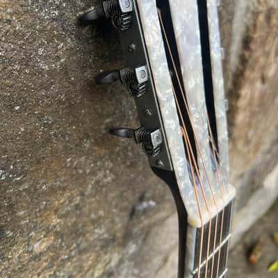 “Lil’ Gambler” Goodman handmade ladder braced Stella style Parlor guitar-Demo video added image 15