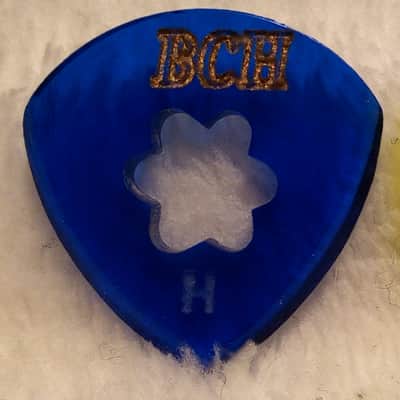 3 Acrylic Hand Polished Jazz XL Guitar Pick 1.7mm image 1