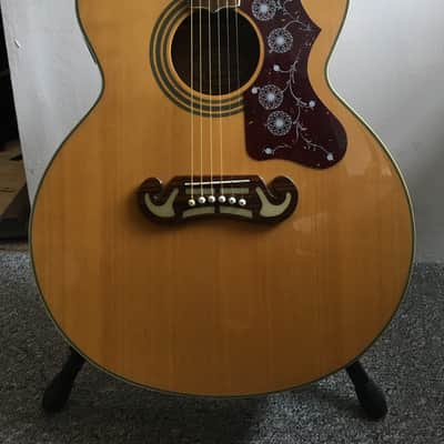 Epiphone EJ-200ce Made in Korea 1999 Natural Jumbo Acoustic Guitar image 13