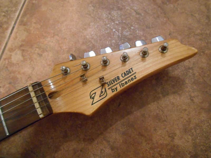 Vintage Ibanez Silver Cadet Electric Guitar. Seymour Duncan | Reverb