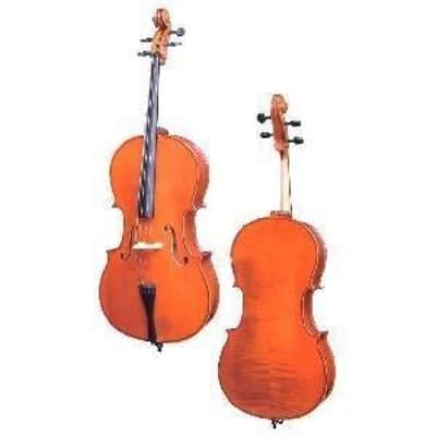 D Z Strad Student Cello Model 101 w/ Case & Bow (1/16-4/4) image 2
