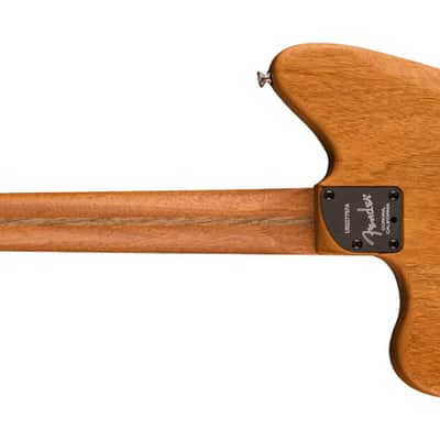 Fender American Acoustasonic Jazzmaster All-Mahogany, Ebony Fingerboard - Bourbon Burst image 6
