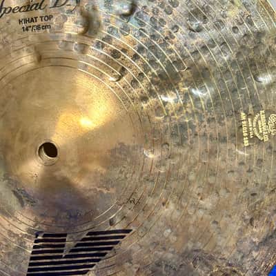 Zildjian 14" K Custom Special Dry Hi-Hat Cymbals (Pair) 2002 - Present - Traditional - NOS - 1006 grams Top / 1424 grams Bottom image 6