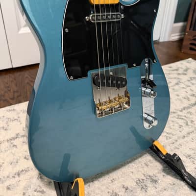 Fender Player Telecaster (Tidepool) w/Custom Warmoth Quartersawn Nitro Satin Neck & Lollar Pickups image 2