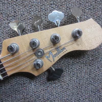 Moollon J Classic 5 String Bass Trans Red image 3