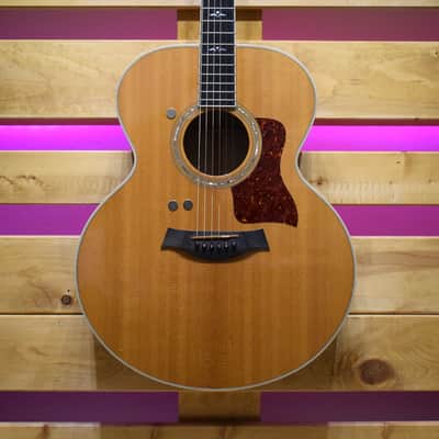 Taylor 615 Jumbo Acoustic Guitar 90s - Natural USA Taylor Deluxe Case image 3