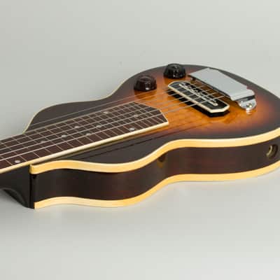 Gibson EH-150 Lap Steel Electric Guitar (1938), ser. #DGE-4435, original tweed hard shell case. image 7