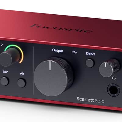Focusrite Scarlett Solo Studio 4th Gen Recording Interface+Mic+Pop Fillter+Cable image 3