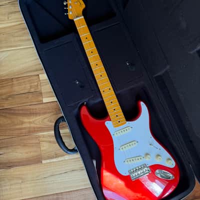 Fender Classic Series '50s Stratocaster Lacquer 2017 - Candy Apple Red image 10