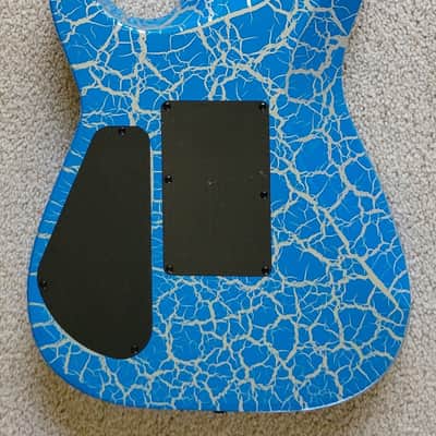Jackson X Series Soloist SL3X DX Crackle Electric Guitar, Frost Byte Crackle image 5