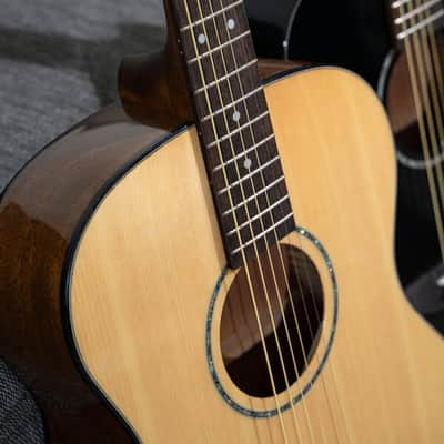 Cort L60NAT Luce Series Solid Spruce Top OM Body Mahogany Neck 6-String Acoustic Guitar image 5