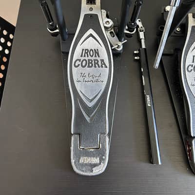 Tama HP900PWLN Iron Cobra 900 Series Power Glide Double Bass Drum Pedal Lefty 2010s - Black/Chrome image 2