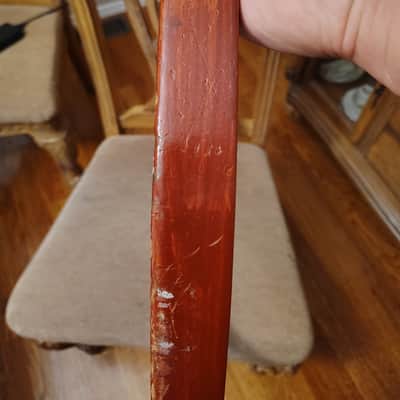 Ludwig 26" Wooden Bass Drum Hoop 1940's/50's - Stain image 5