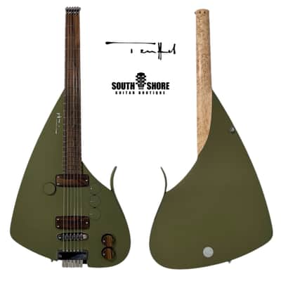 Teuffel Guitars Tesla 2022 Olive / Ziricote. (Authorized Teuffell Dealer) image 1